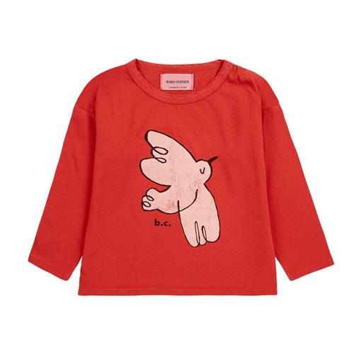 Bobo Choses Freedom Bird Langærmet Baby T-shirt Rød | Rød | 18 months