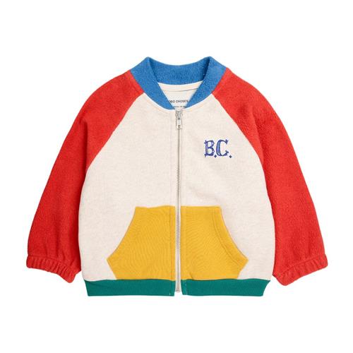 Bobo Choses B.C Kontrastfarvet Baby Sweatshirt Med Lynlås Multifarvet |  | 9 months