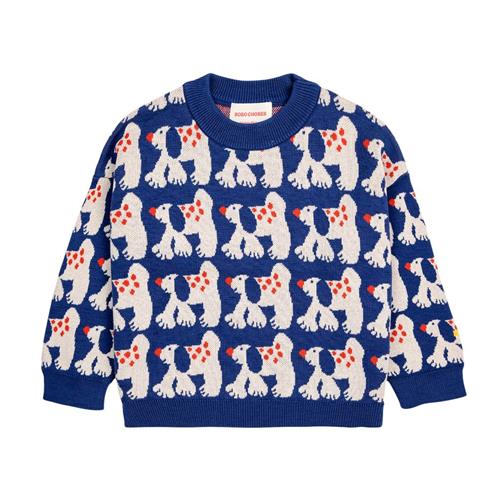 Se Bobo Choses Fairy Dog Strikket trøje Navyblå | Marine blå | 10-11 years ved Babyshop