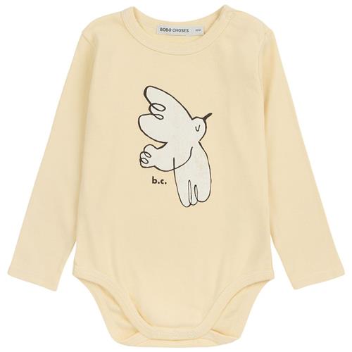 Bobo Choses Freedom Bird Babybody Lysegul | Gul | 12 months