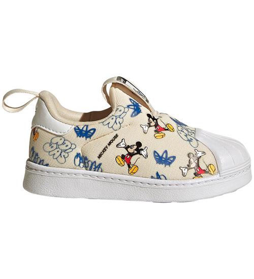 Se adidas Originals Sko - Disney - Superstar 360 I - Hvid/Beige ved KidsWorld