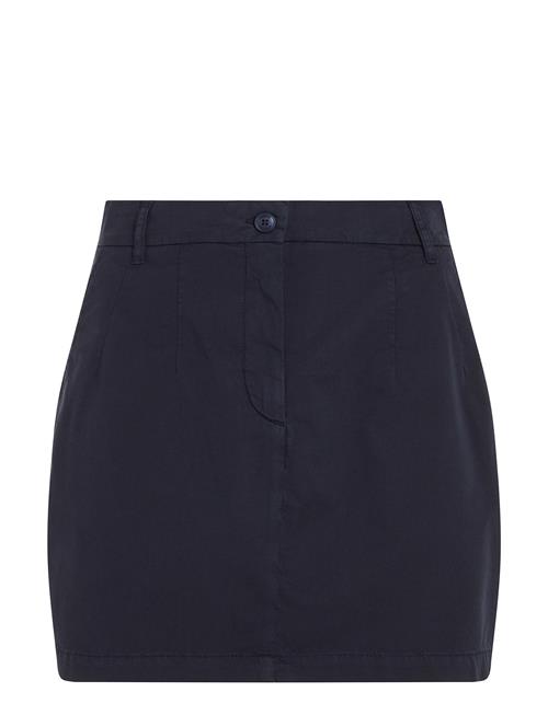 Cotton Gmd Chino Skirt Tommy Hilfiger Navy