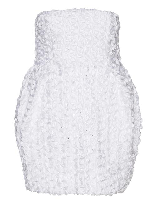 3D Flower Mini Dress ROTATE Birger Christensen White