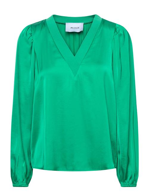 Minus Msselva V-Neck Blouse Minus Green