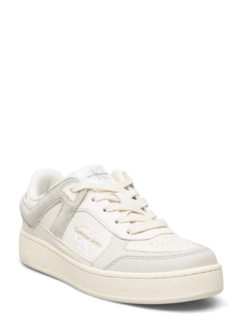 Se Calvin Klein Basket Cupsole Low Mix Ml Fad Calvin Klein White ved Booztlet