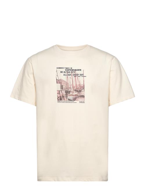 Clean Cut Copenhagen Nyhavns Kanal Organic Tee Clean Cut Copenhagen Cream