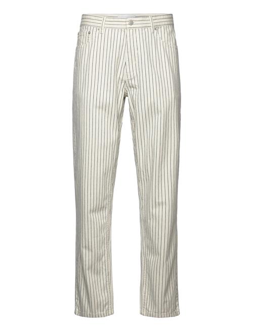 Se Les Deux Ryder Stripe Pants Les Deux Cream ved Booztlet