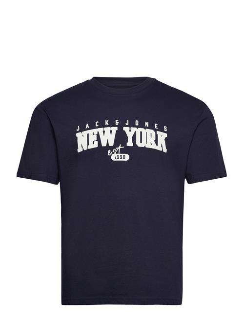 Se Jack & Jones Jjcory Tee Ss Crew Neck Jack & J S Navy ved Booztlet