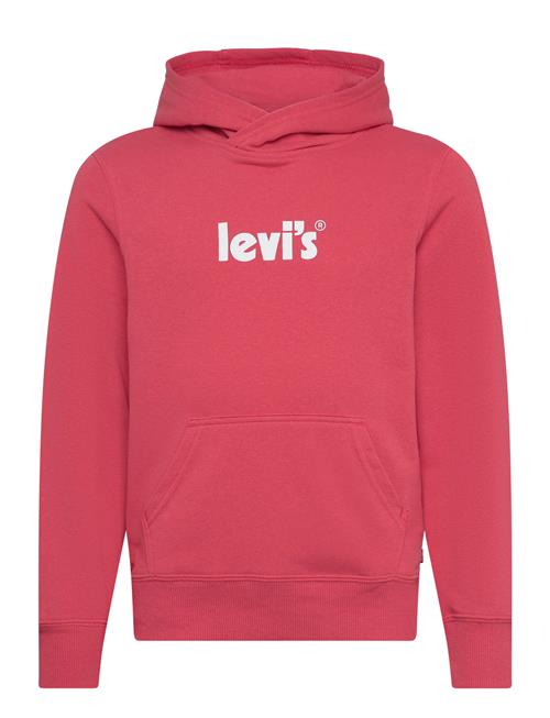 Se Levi's Levi's Poster Logo Pullover Hoodie Levi's Red ved Booztlet