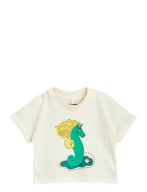 Mini Rodini Unicorn Seahorse Sp Ss Tee Mini Rodini White