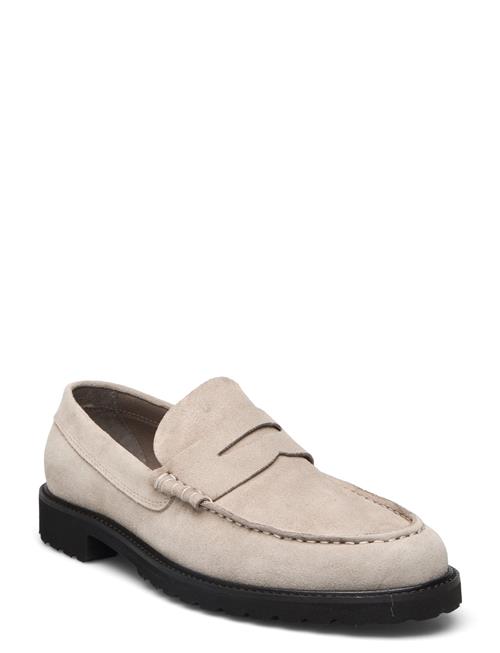 Se Garment Project Penny Loafer - Earth Suede Garment Project Beige ved Booztlet