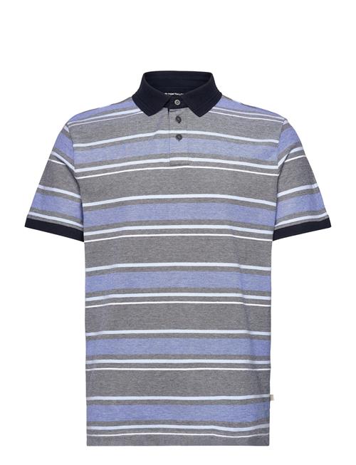 Striped Polo Tom Tailor Blue