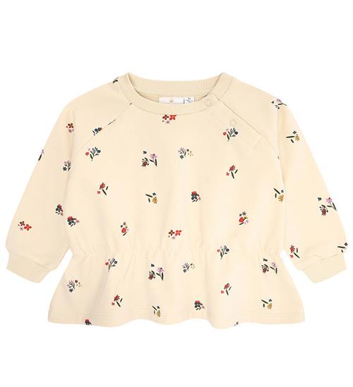Se The New Siblings Sweatshirt - TnsLarva - Angora Big Flower AOP ved KidsWorld
