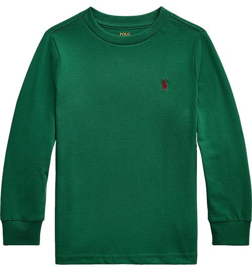 Se Polo Ralph Lauren Bluse - GrÃ¸n ved KidsWorld