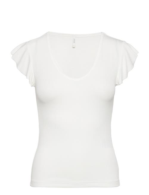 Se ONLY Onlbelia Cap Sleeve Top Jrs Noos ONLY White ved Booztlet