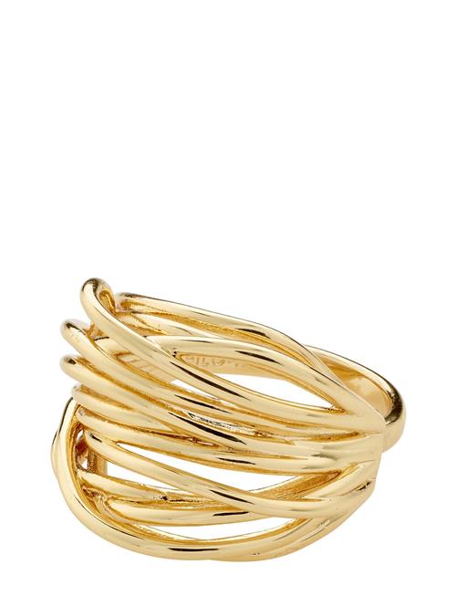 Se Pilgrim Pamela Recycled Ring Pilgrim Gold ved Booztlet