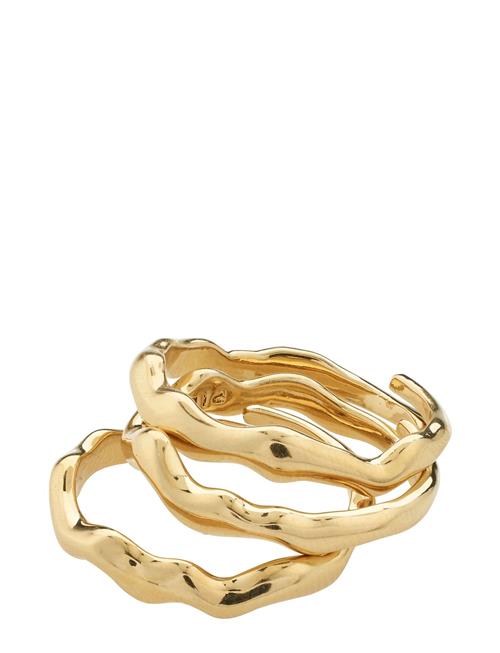 Se Pilgrim Penelope Recycled Ring Pilgrim Gold ved Booztlet