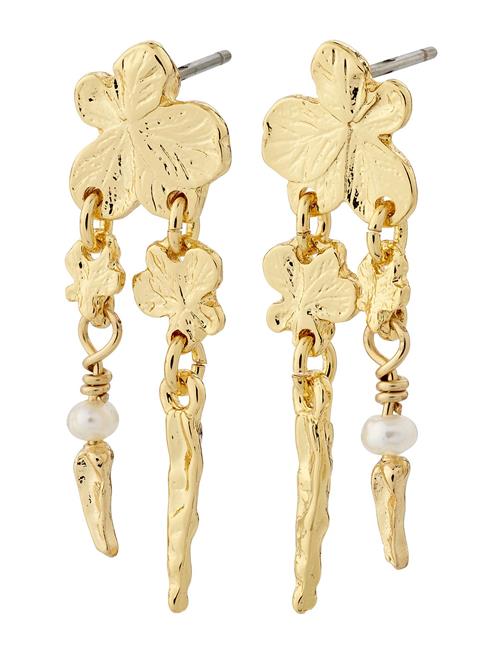 Se Pilgrim Zhuri Recycled Earrings Pilgrim Gold ved Booztlet