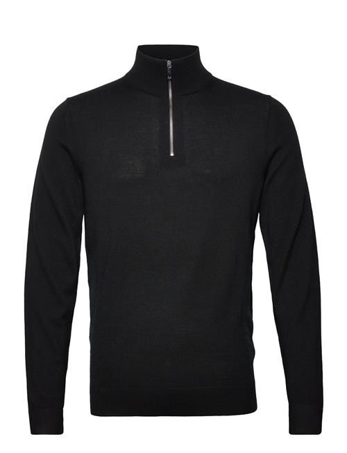 Se Calvin Klein Merino Rws Quarter Zip Calvin Klein Black ved Booztlet