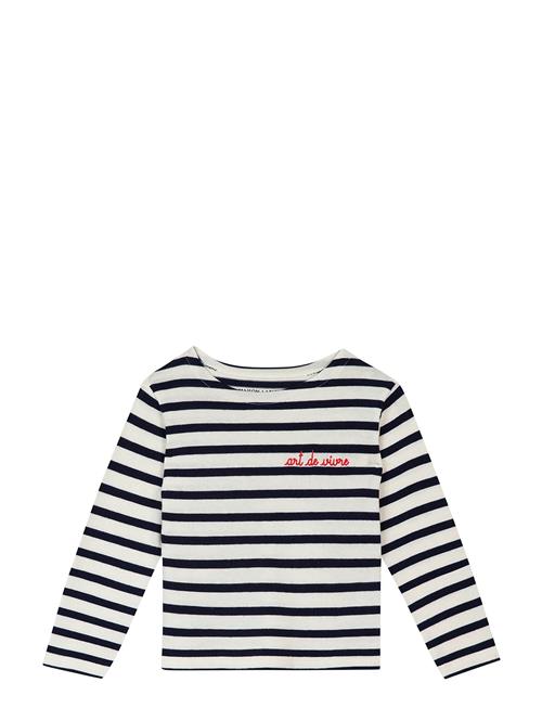 Se Maison Labiche Paris Gardette Ls Art De Vivre/ Gots Maison Labiche Paris Navy ved Booztlet