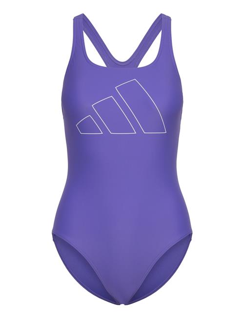 adidas Performance Big Bars X Back Swimsuit Adidas Performance Purple