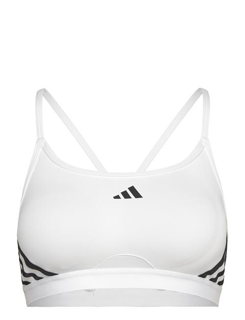 Se adidas Performance Aerct Ls 3S Bra Adidas Performance White ved Booztlet