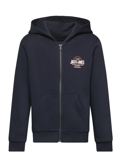 Jack & Jones Jjelogo Swt Zip Hood 2Col 24/25 Noos Mni Jack & J S Navy