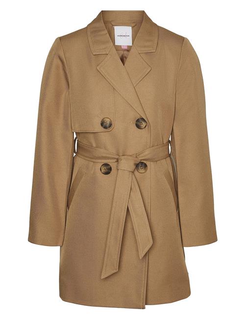 Se Vero Moda Girl Vmceleste 3/4 Trenchcoat Girl Vero Moda Girl Beige ved Booztlet