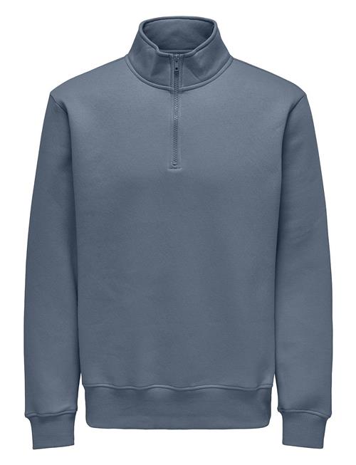 ONLY & SONS Onsconnor Reg 1/4 Zip Sweat ONLY & SONS Grey