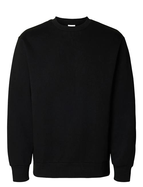 Slhreg-Dan Sweat Crew Neck Selected Black