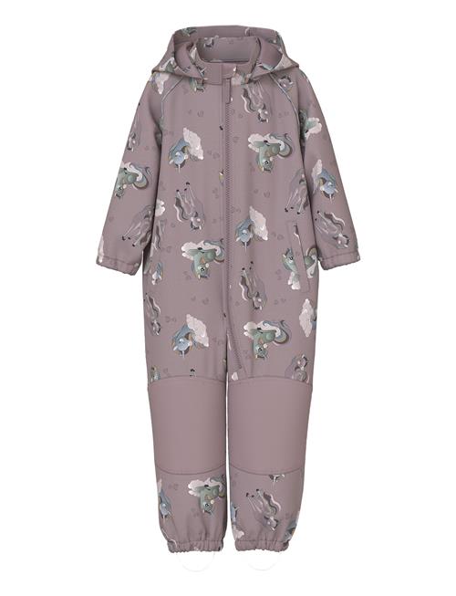 name it Nmfalfa08 Softshell Suit Aop1 Fo Noos Name It Pink