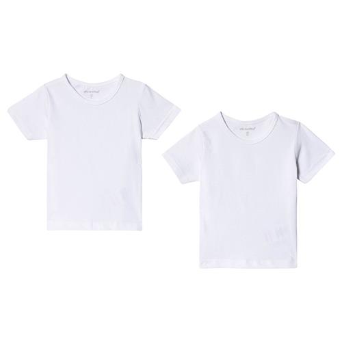 Se Minymo 2-pak Basic T-shirter Brilliant White | Hvid | 98 cm ved Babyshop