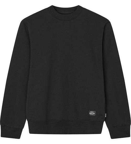 Mads NÃ¸rgaard Sweatshirt - Light Terry Solo - Sort