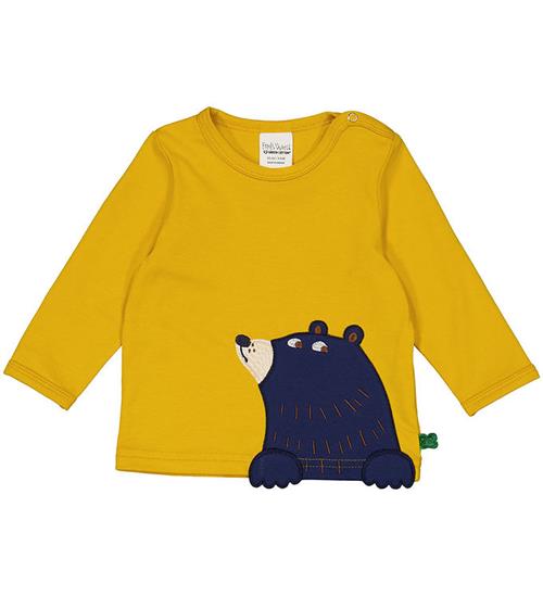 Se Freds World Bluse - Bear Applique - Mango ved KidsWorld