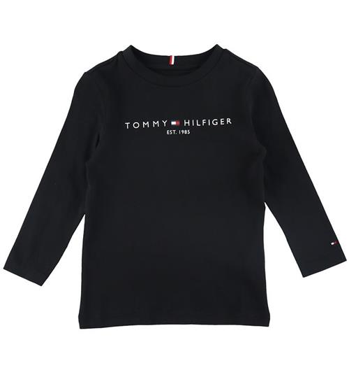 Se Tommy Hilfiger Bluse - U Essential - Sort ved KidsWorld