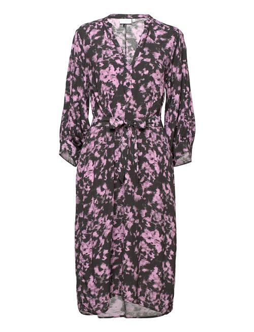 Coster Copenhagen Long Dress In Splash Print Coster Copenhagen Patterned