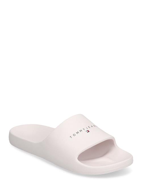 Tommy Hilfiger Tjw Printed Pu Pool Slide Tommy Hilfiger White