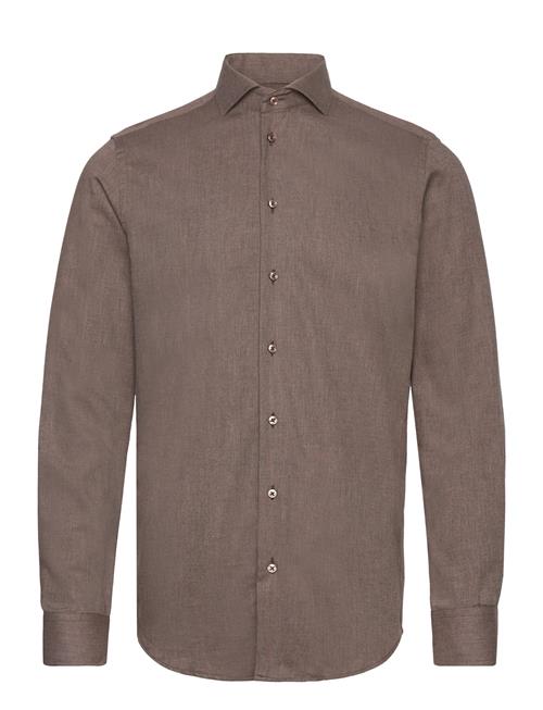 Bosweel Shirts Est. 1937 Slim Fit Mens Shirt Bosweel Shirts Est. 1937 Brown