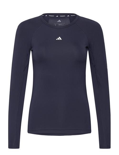 adidas Performance Techfit Longsleeve Training Top Adidas Performance Navy