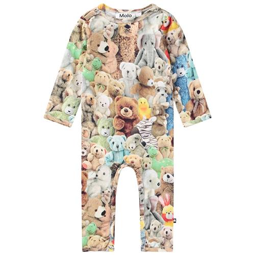 Se Molo GOTS Fenez Heldragt Teddy Friends | Beige | 80 cm ved Babyshop