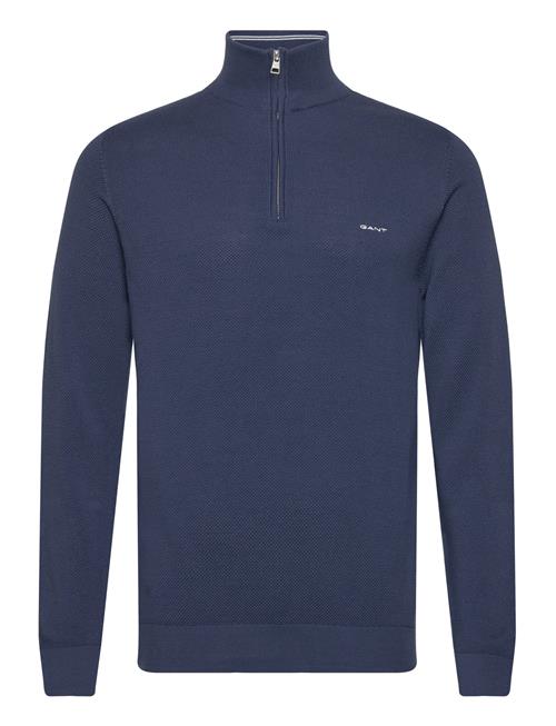 GANT Cotton Pique Half Zip GANT Navy