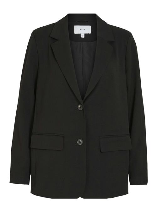 Se Vila Vivar Loose Blazer-Noos Vila Black ved Booztlet