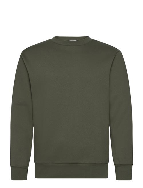 Slhreg-Dan Sweat Crew Neck Selected Khaki