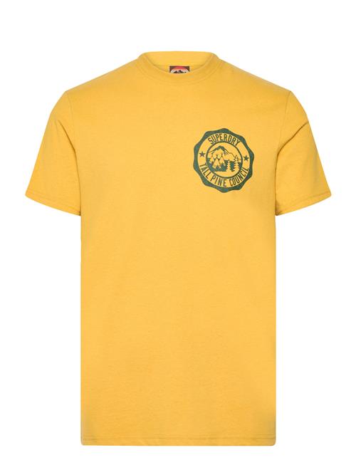 Se Superdry Lo-Fi Outdoor Graphic T Shirt Superdry Yellow ved Booztlet