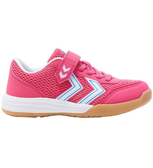 Se Hummel Hummel Sko - MULTIPLAY FLEX VC JR - RASPBERRY SORBET ved KidsWorld