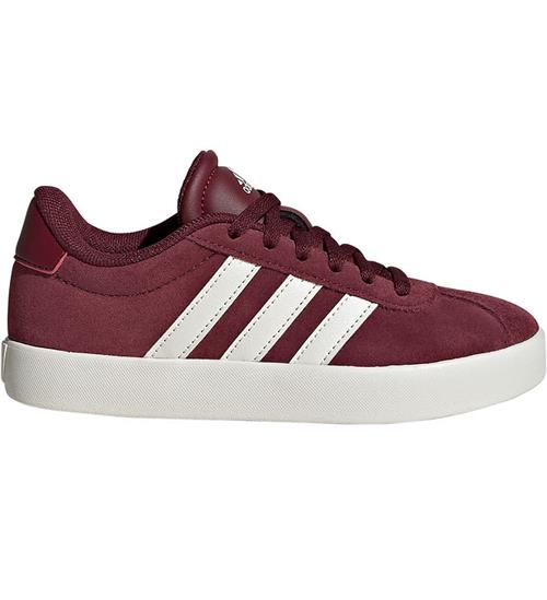 Se adidas Performance Sko - VL Court 3.0 K - Bordeaux RÃ¸d/Hvid ved KidsWorld