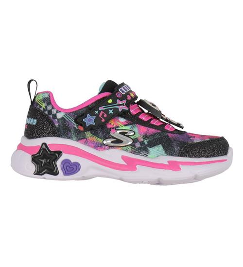 Se Skechers Skechers Sko - Skech Squad - Black/Multi ved KidsWorld