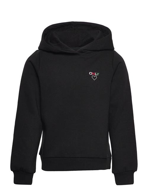 Se Kids Only Kognoomi L/S Logo Hood Swt Noos Kids Only Black ved Booztlet