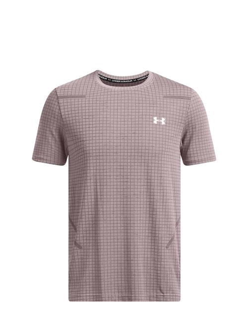 Se Under Armour Vanish Seamless Grid Ss Under Armour Grey ved Booztlet