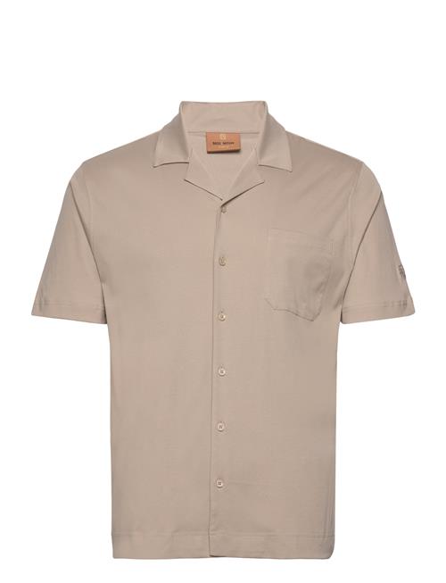 Mmgmarco Cuban Ss Shirt Mos Mosh Gallery Beige